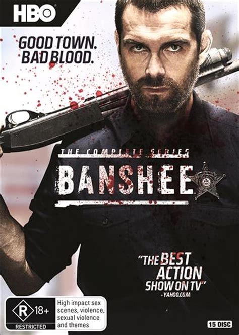 A man cuts off his own fingers offscreen multiple times. . Banshee imdb